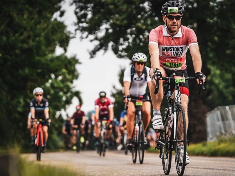 Charity cycling events for Winstons Wish