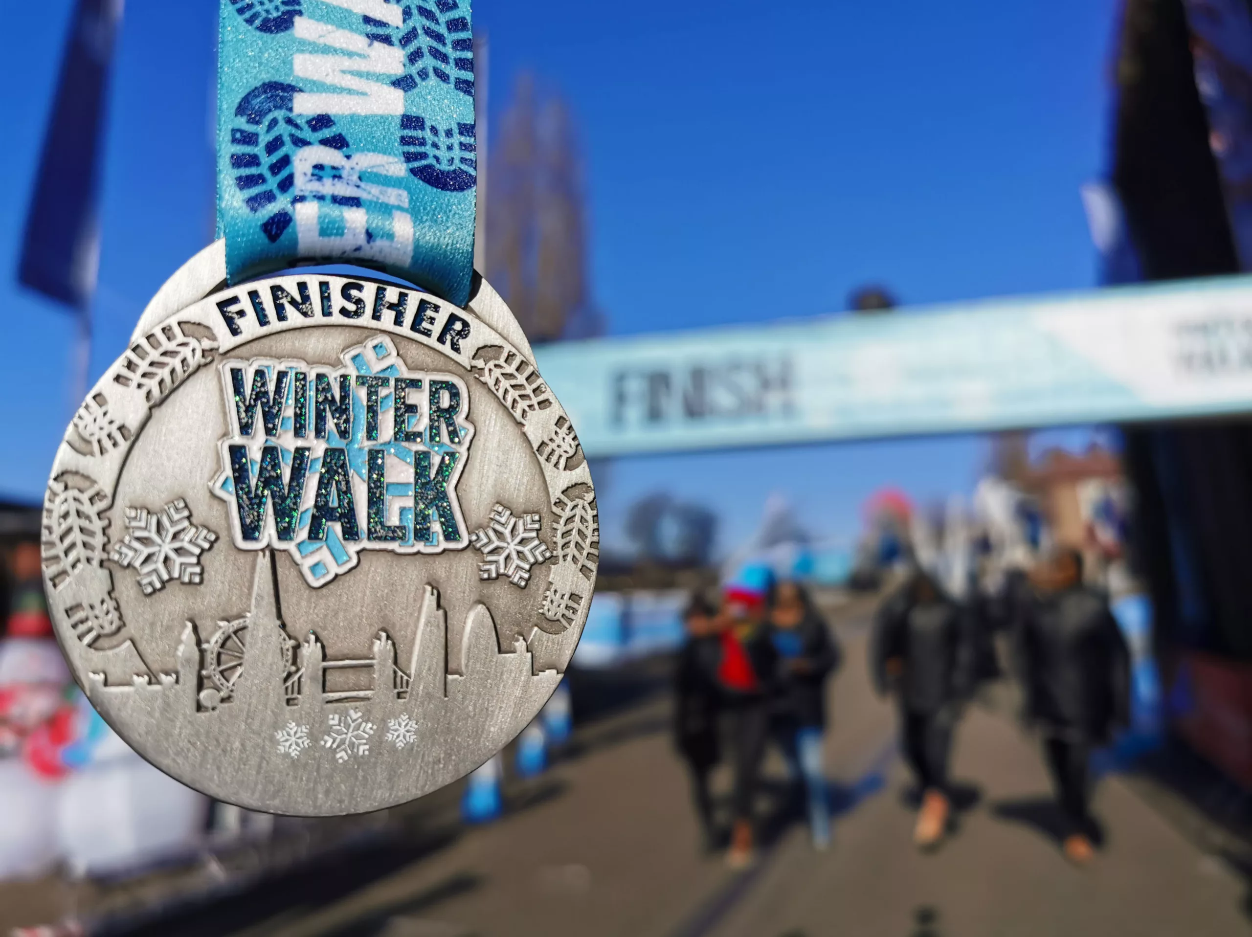 Winter Walk medal by Ultra Challenges